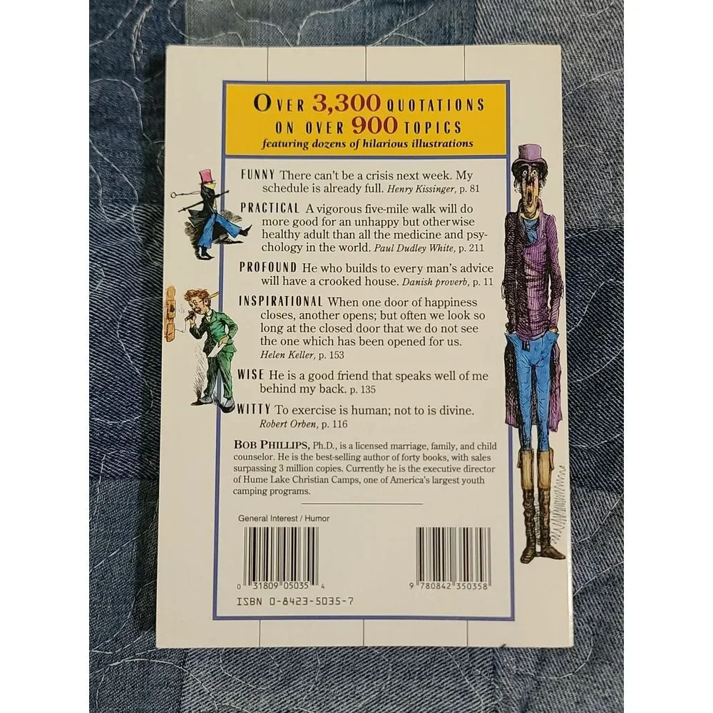 Phillips' Book of Great Thoughts Funny Sayings Quotes Quips Humor‎ Epigrams Witt